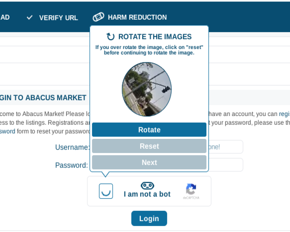 Abacus Market safety features